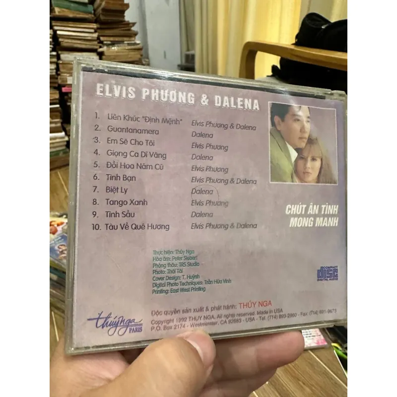 Chút Ân Tình Mong Manh – Elvis Phương – Dalena CD 998236
