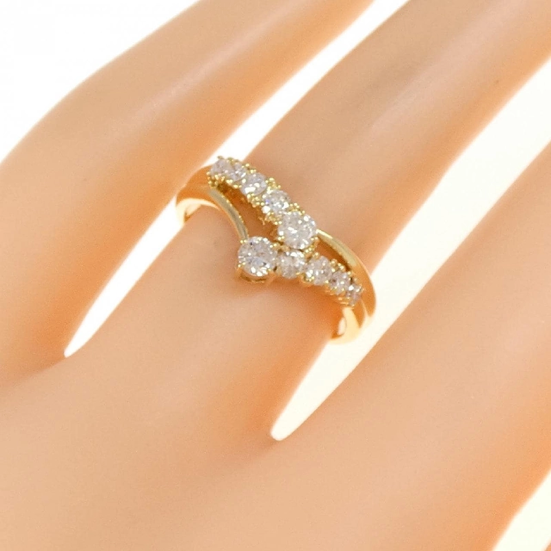 Nhẫn kim cương K18YG 0.50CT 669113