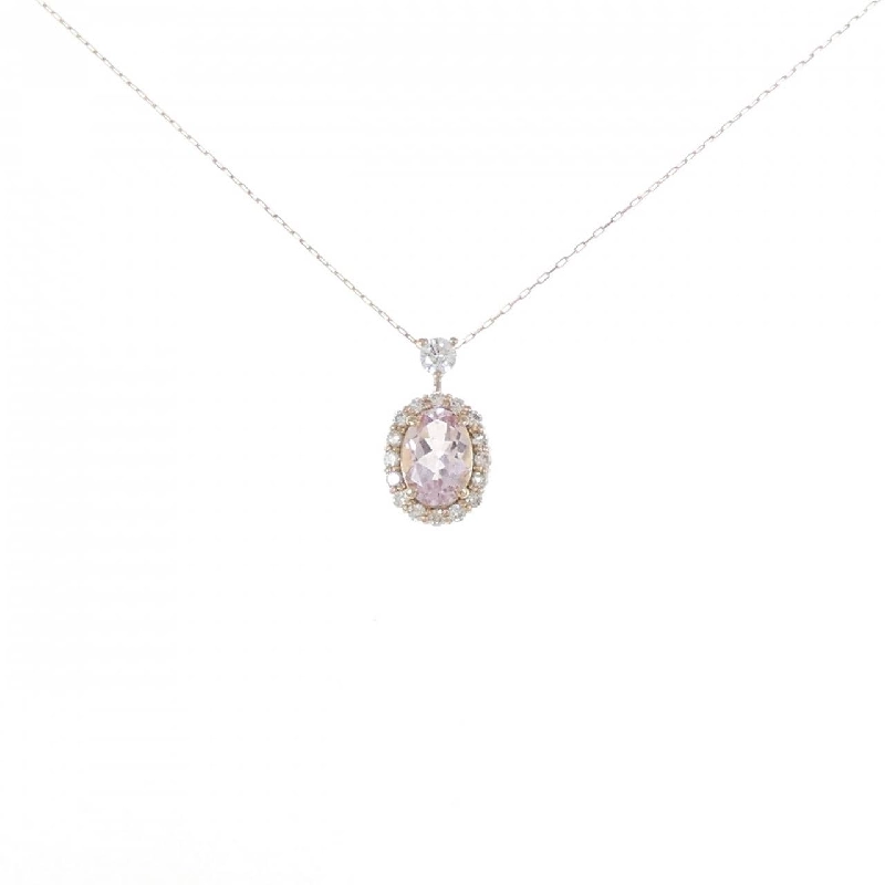 K18PG Morganite Necklace 0.57CT - Hàng hiệu Authentic 860172