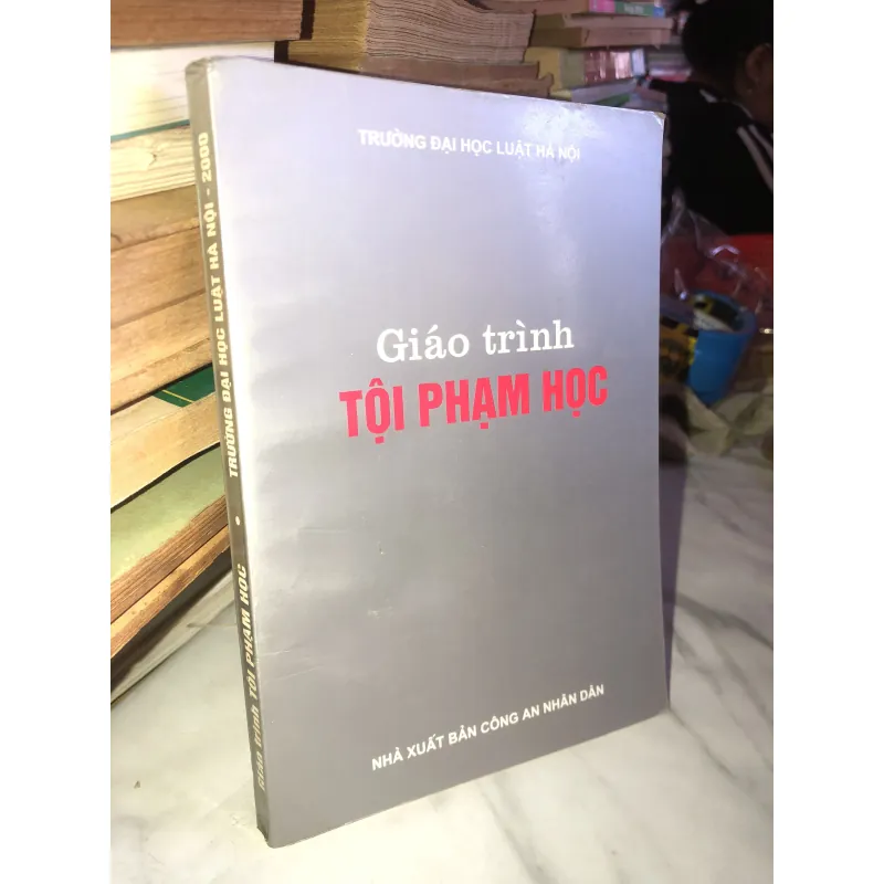 Giáo Trình Tội Phạm Học 935102