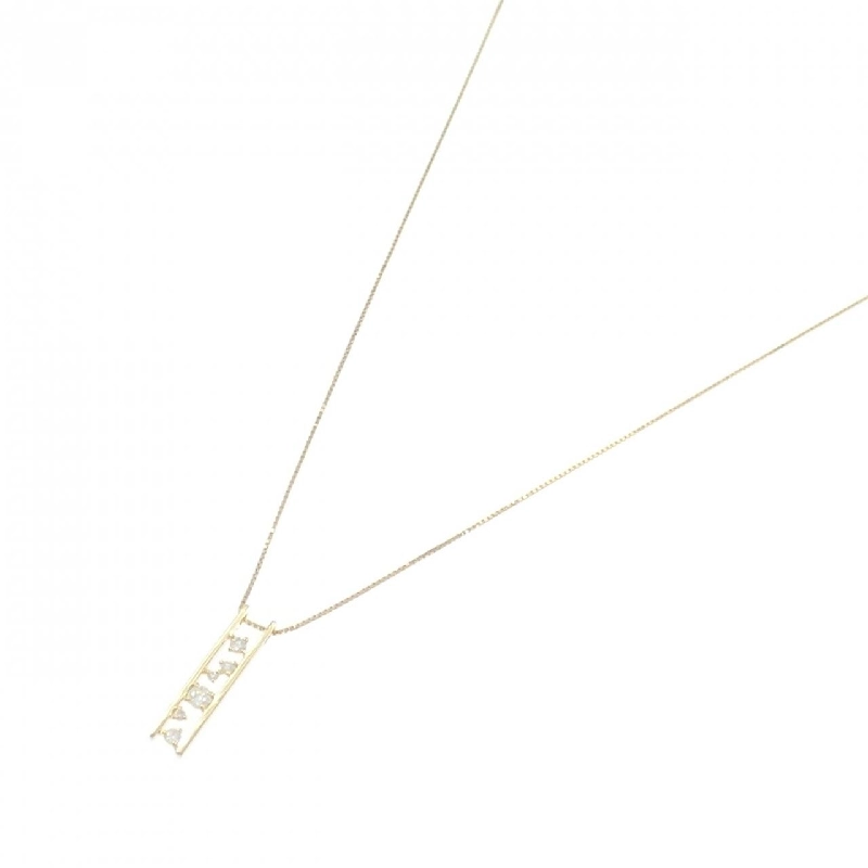 K18YG Dây chuyền kim cương - Hàng hiệu Authentic 859742