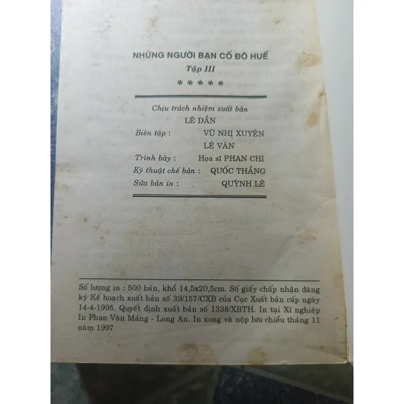 Những người bạn Cố Đô Huế ( tập 3) 928652