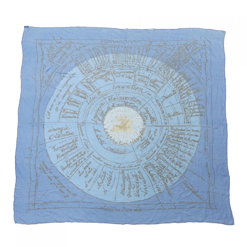 HERMES NAISSANCE D UNE IDEE H342218S Khăn choàng - Hàng hiệu Authentic 834609