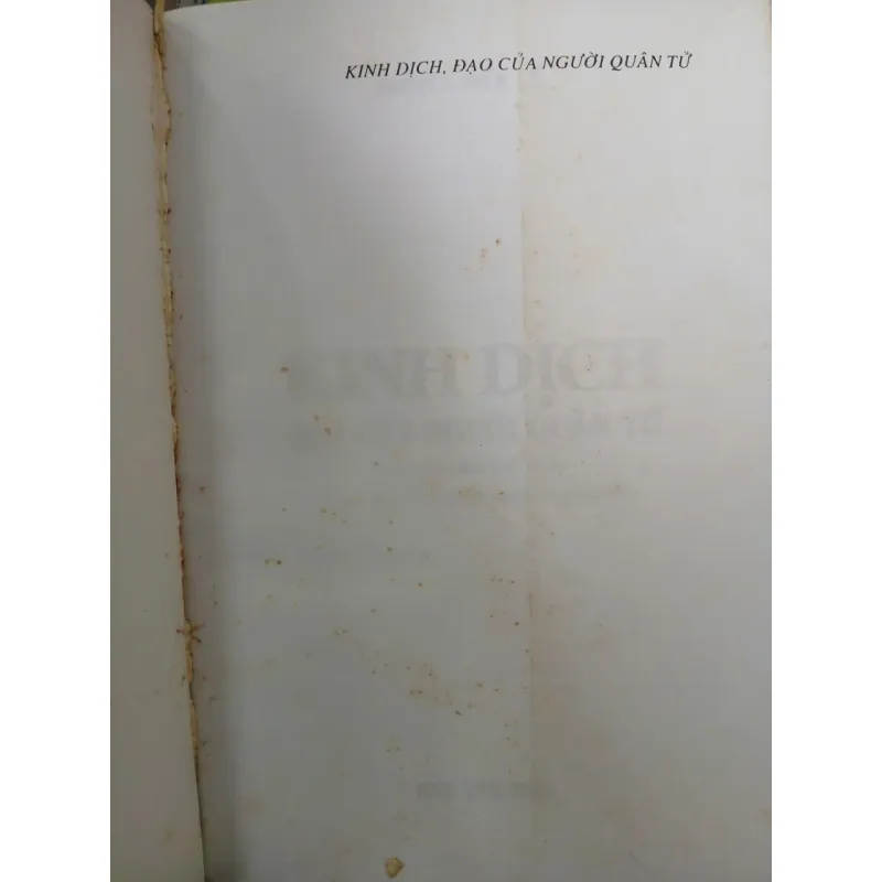 KINH DỊCH ĐẠO CỦA NGƯỜI QUÂN TỬ - NGUYỄN HIẾN LÊ 1040399