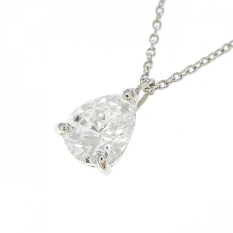 Dây chuyền kim cương PT900/PT850 1.011CT F SI1 hình giọt nước - Hàng hiệu Authentic 879755