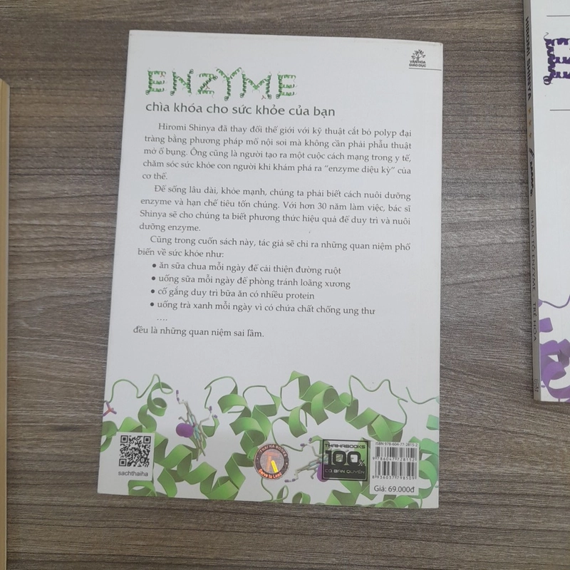 Sách bộ 3 cuốn Nhân tố Enzyme - Mới 99% 446603