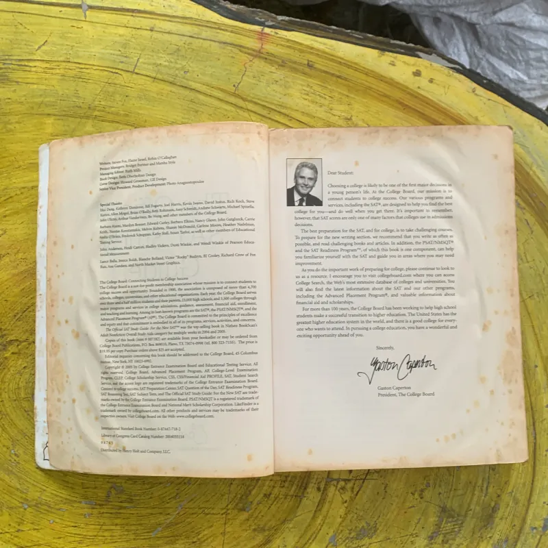 THE OFFICIAL SAT GUIDE: FOR THE NEW SATtm 1022750