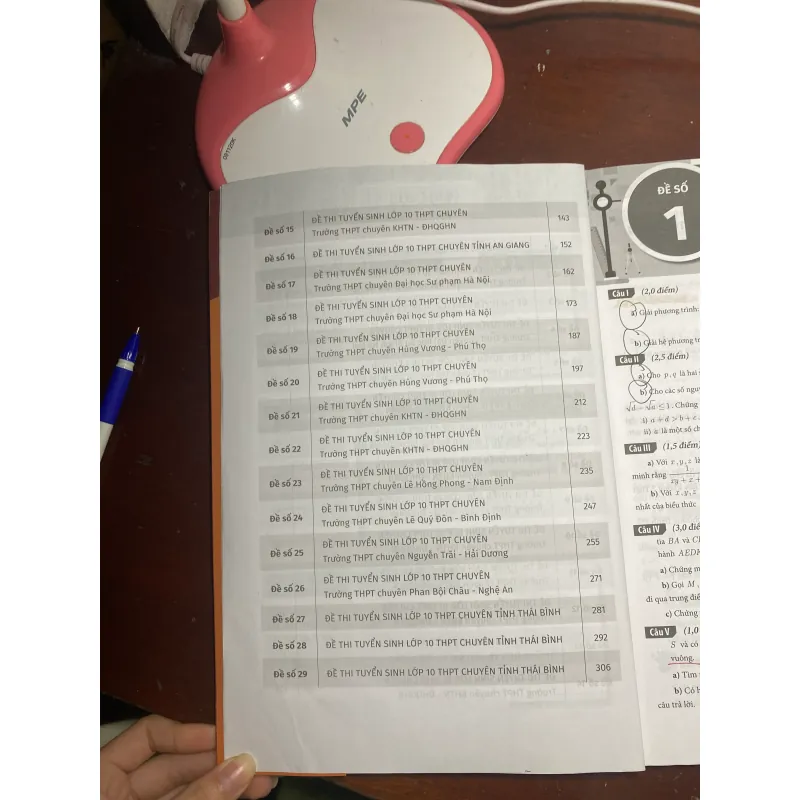 Sách Giải thích Bộ đề thi vào 10 chuyên Toán - Nguyễn Xuân Nam 792050