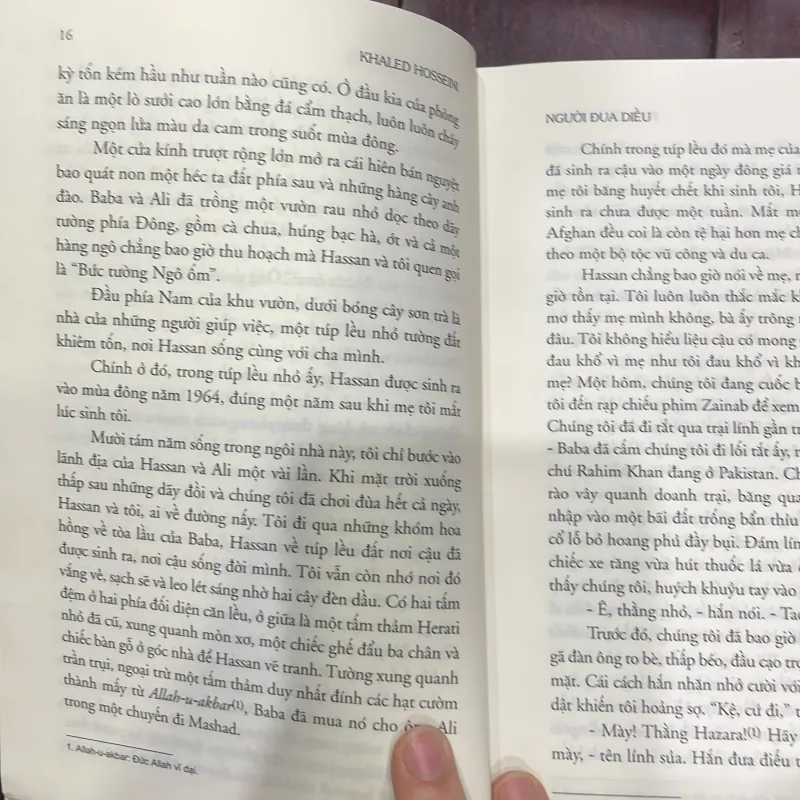 Văn học nước ngoài : NGƯỜI ĐUA DIỀU - Khaled Hosseini - bestseller  1038526