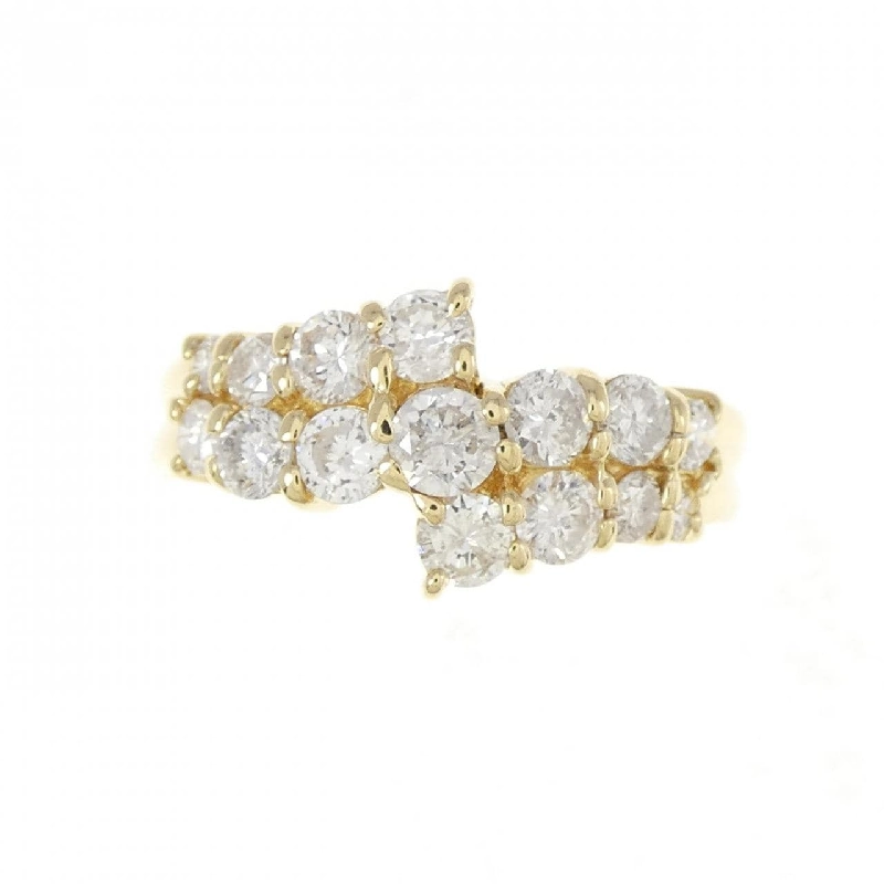 Nhẫn kim cương K18YG 1.03CT 673663