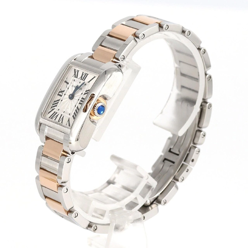 Cartier Tank Anglaise SM PG Combo W5310036 SSxPG Quartz - Hàng hiệu Authentic 876739