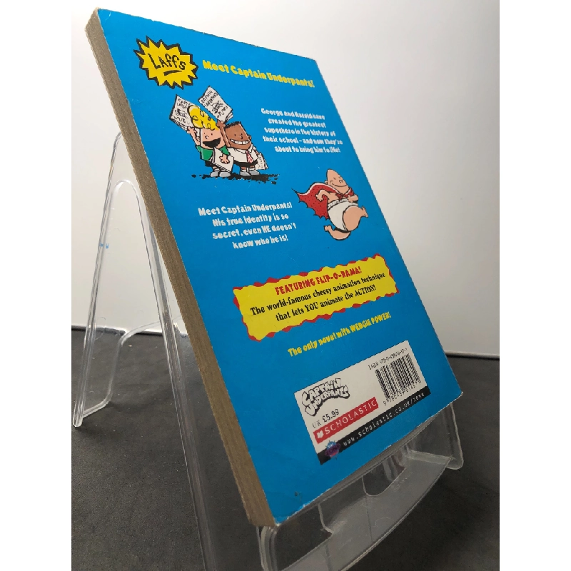 The adventures of captain underpants mới 80% ố bẩn nhẹ Dav Pilkey HPB1508 NGOẠI VĂN 458576