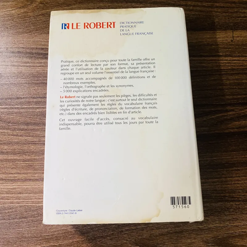 Le Robert - từ điển tiếng Pháp 996171