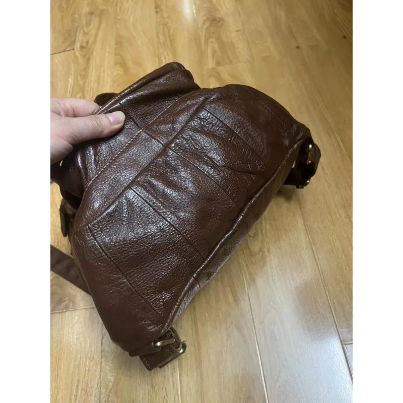 Balo nữ 28*35*10 da thật 2hand 973034