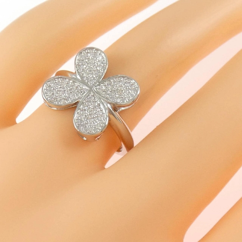 Nhẫn kim cương PT900 hình cỏ 0.26CT - Hàng hiệu Authentic 848283