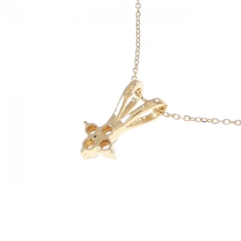 K18YG Hoa Đào Kim Cương Dây Chuyền - Hàng hiệu Chính Hãng 855980