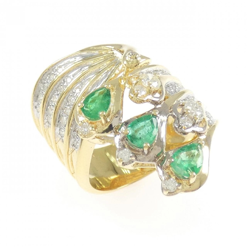 Nhẫn Emerald K18YG/K18WG 0.89CT - Hàng hiệu Chính hãng 847442