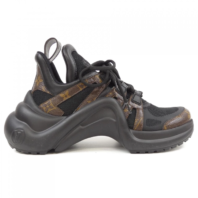 Giày sneaker LOUIS VUITTON bằng vải canvas monogram bóng - Hàng hiệu Authentic 828251