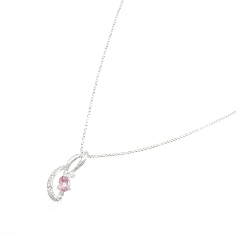 K18WG Sapphire Necklace 0.151CT - Hàng hiệu Authentic 864503