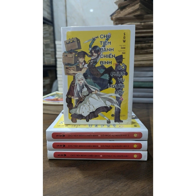 Chủ tiệm bánh chiến binh và cô phục vụ người máy - SOW 333959