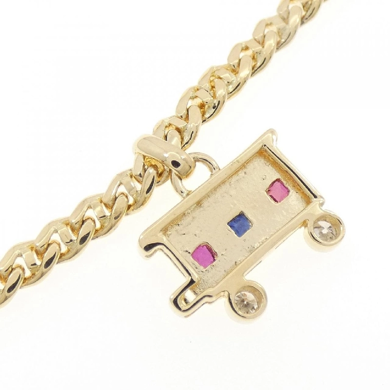 Dây chuyền đá màu 750YG - Hàng hiệu Authentic 859997