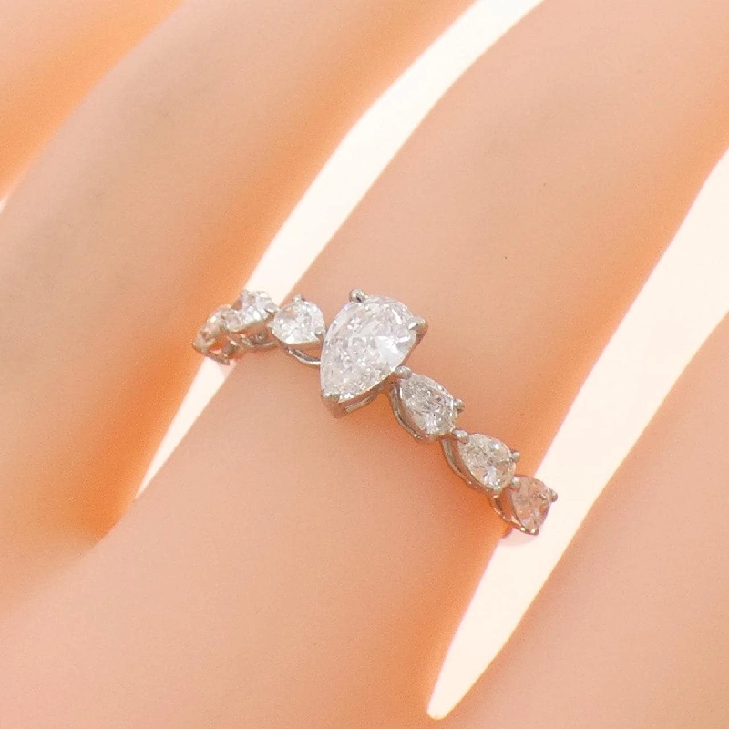 Nhẫn kim cương PT900 0.345CT F IF hình giọt nước - Hàng hiệu Authentic 872712