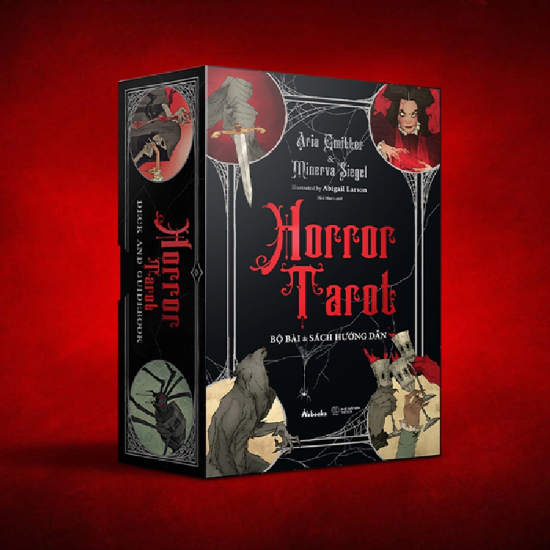 Boxset Horror Tarot Việt Hóa (Bộ Bài + Sách Hướng Dẫn) (2025) (Bộ Hộp) - Aria Gmitter, Minerva Siegel, Abigail Larson 699926