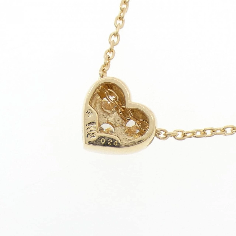 K18YG Dây chuyền kim cương hình trái tim 0.24CT - Hàng hiệu Chính hãng 856519