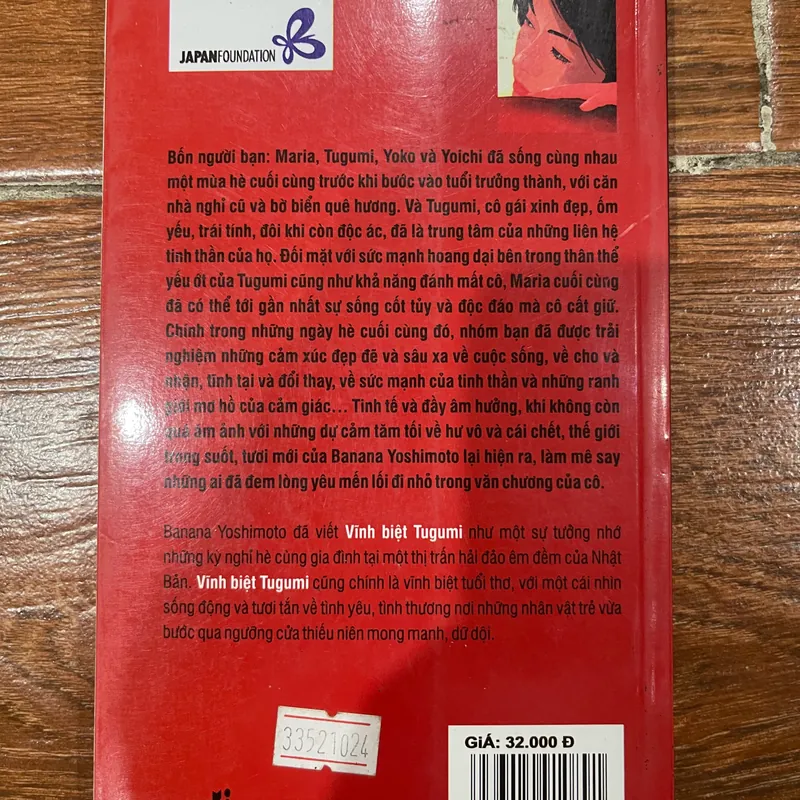 Vĩnh Biệt Tugumi - Banana Yoshimoto (k1) 562188