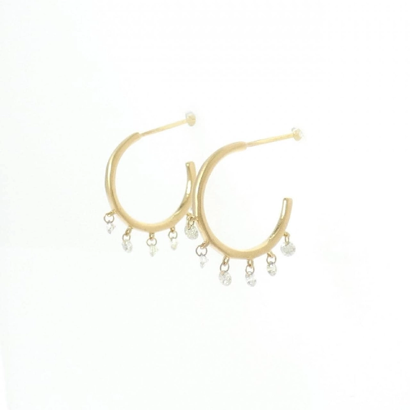 K18YG Bông tai kim cương 0.41CT - Hàng hiệu Chính hãng 869587