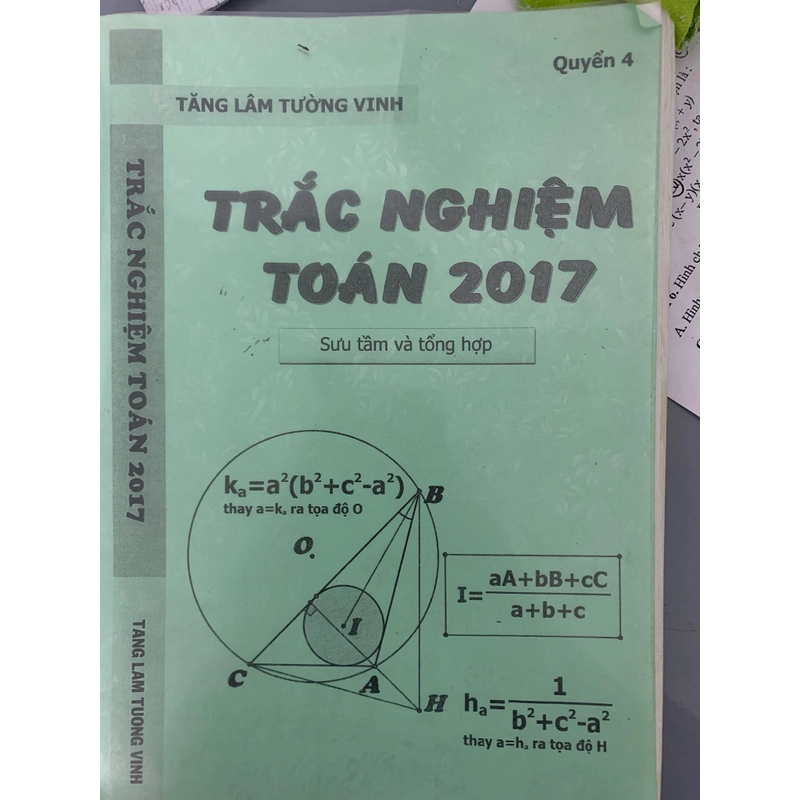 Trắc nghiệm toán ôn thi tốt nghiệp 2017 cũ có đáp ấn phần vận dụng cao 319126