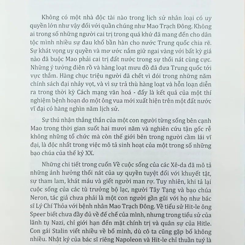 Đời tư Mao Trạch Đông (Lí Chí Thoả) 574211