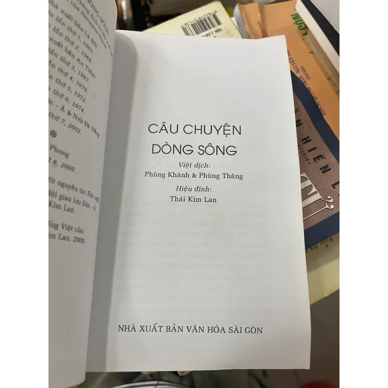 CÂU CHUYỆN DÒNG SÔNG - HERMANN HESSE  1021160