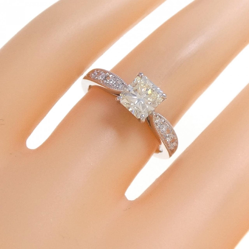 Nhẫn kim cương PT900 1.004CT VLY VS2 cắt hình đặc biệt - Hàng hiệu Authentic 873767