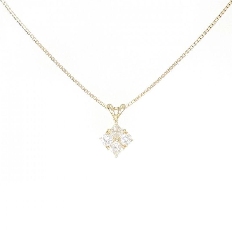 K18YG Dây chuyền kim cương 0.76CT - Hàng hiệu Chính hãng 860450