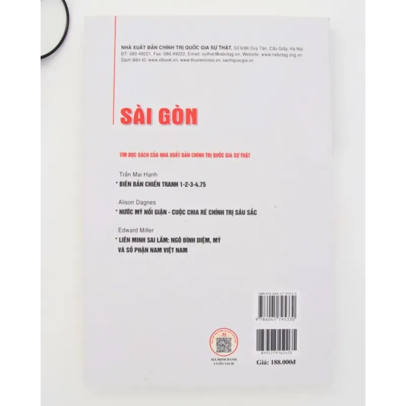 Tên sách: Sài Gòn tác giả Ralph Pezullo 1020238