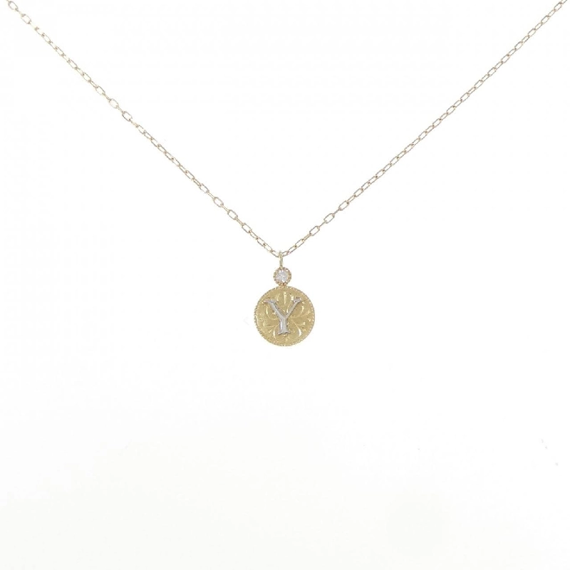 Dây chuyền khắc chữ cái Agat 0.01CT - Hàng hiệu Authentic 840846