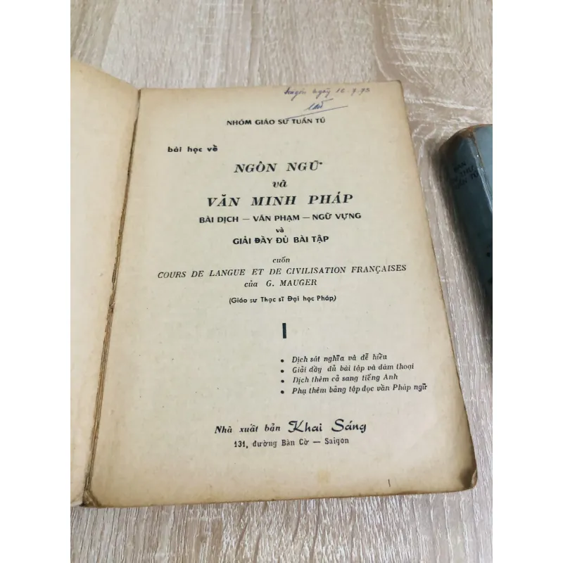 NGÔN NGỮ VĂN MINH PHÁP ( tập 1,2) 1031518