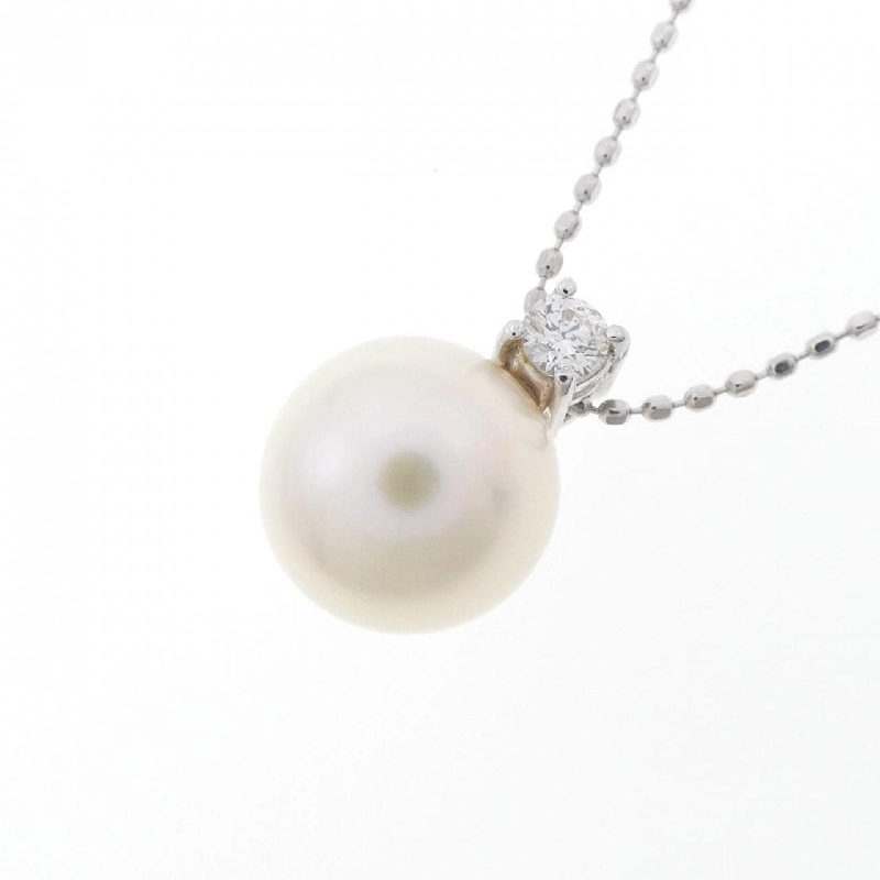 K18WG Dây chuyền ngọc trai Akoya 8.6mm - Hàng hiệu Chính hãng 855906