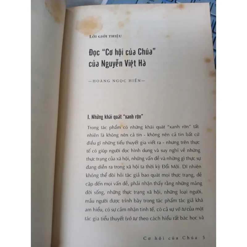 CƠ HỘI CỦA CHÚA - NGUYỄN VIỆT HÀ 1038269