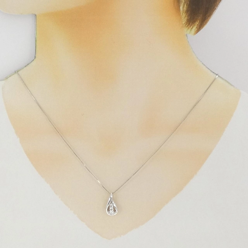 K18WG Dây chuyền kim cương 0.250CT - Hàng hiệu Chính hãng 859591