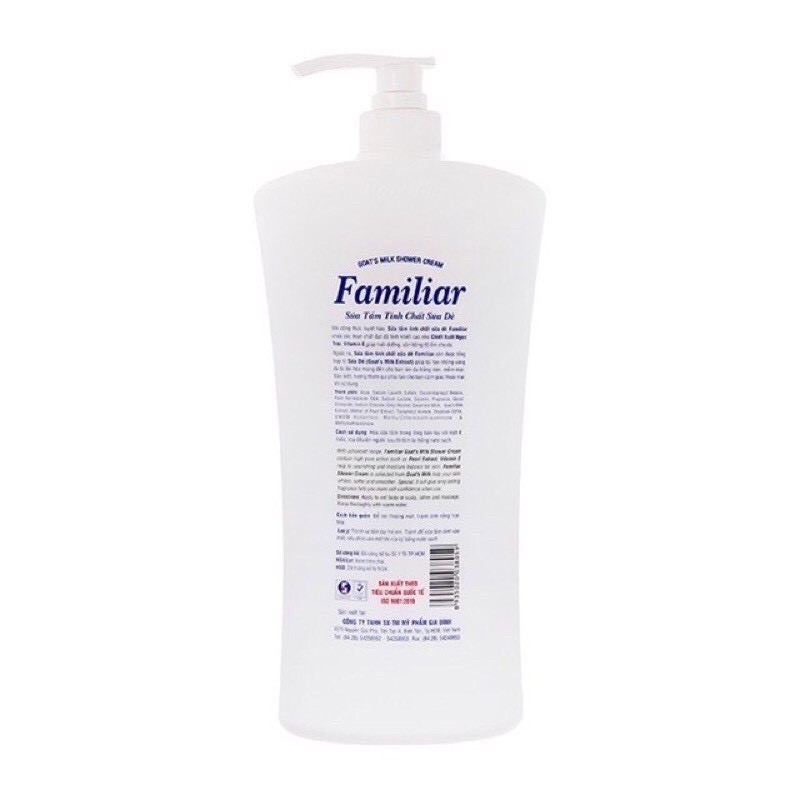 Sữa tắm trắng da Familiar 1000ml- Sữa tắm dê 147158