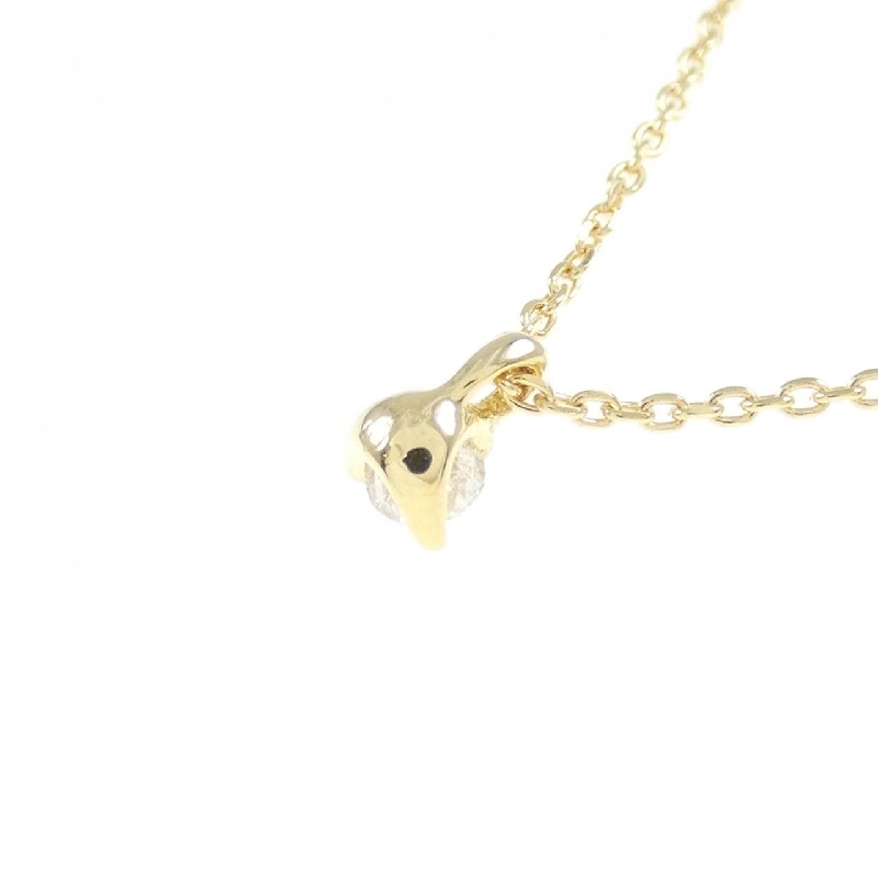 K18YG Solitaire Dây chuyền kim cương 0.07CT - Hàng hiệu Chính hãng 861014