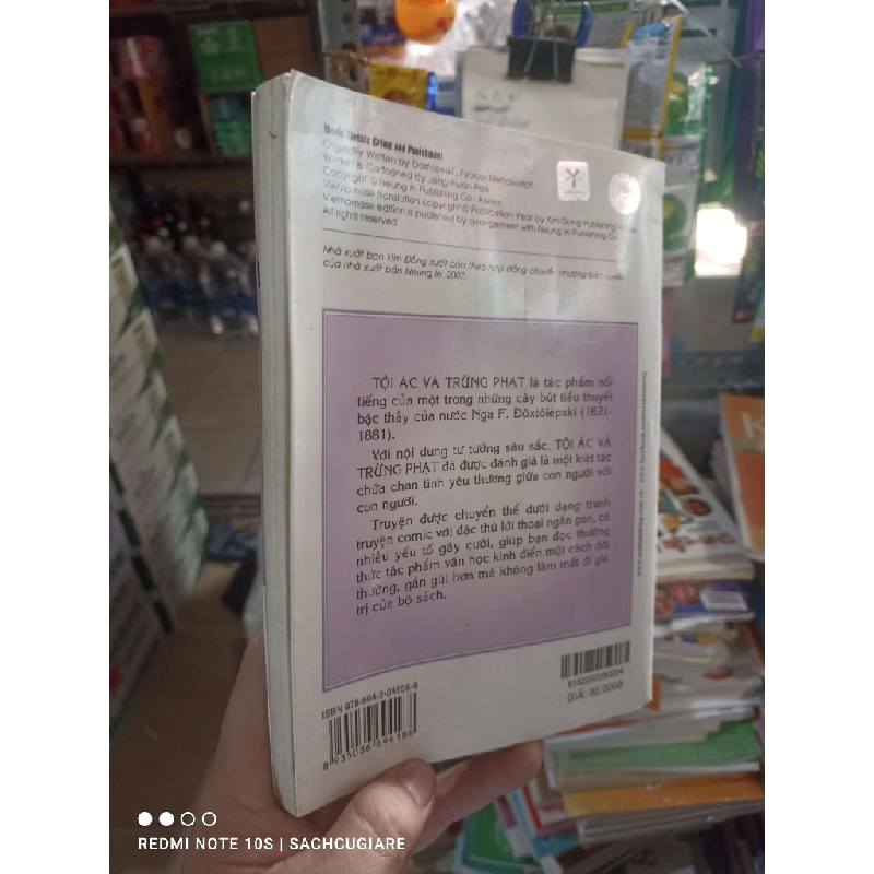 Tội ác và trừng phạt - Doxtoiepxki 2015 mới 80% ố nhẹ Sách thiếu nhi HCM2702 930215
