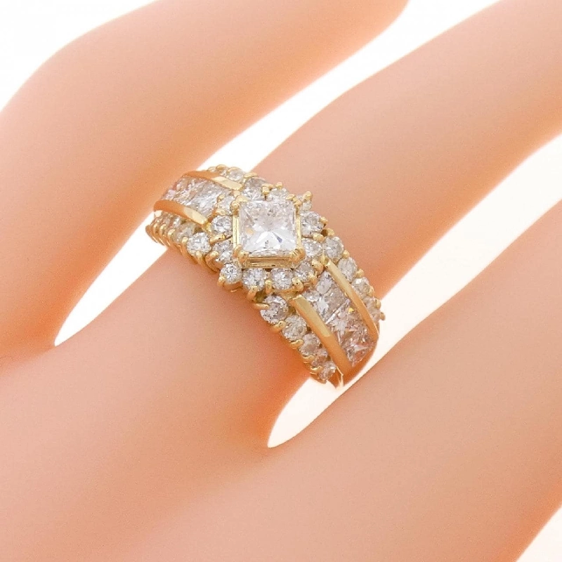 Nhẫn kim cương K18YG 1.56CT - Hàng hiệu Chính hãng 848000