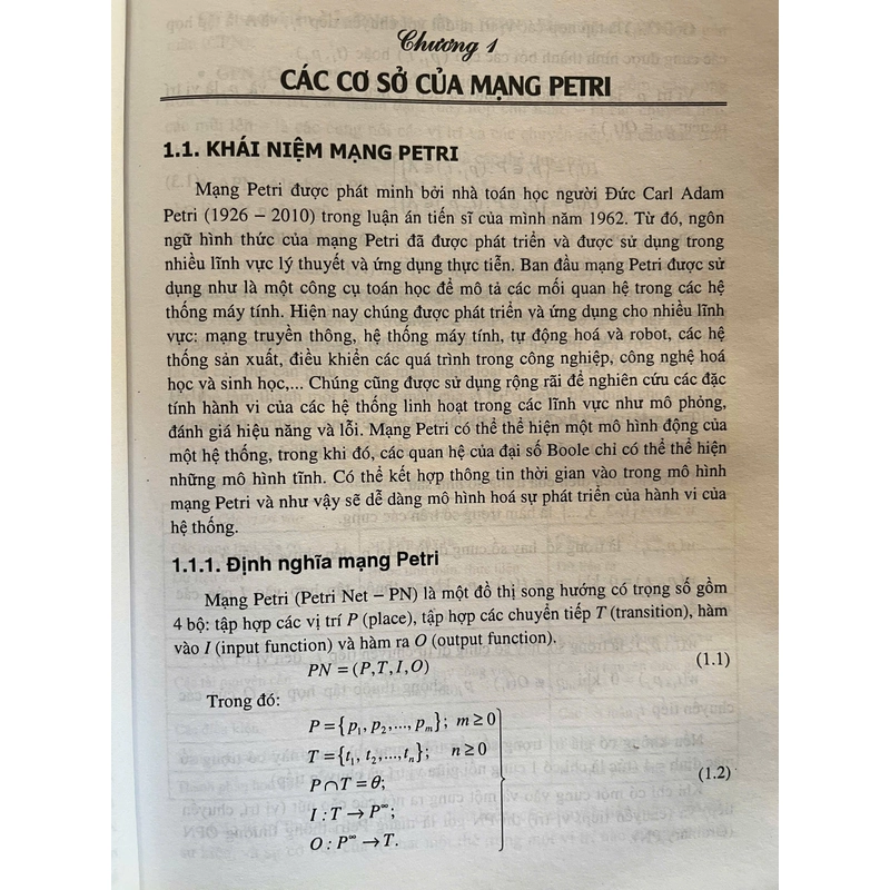 MẠNG PETRI:NGUYỄN LÝ CƠ BẢN,ỨNG DỤNG TRONG HÓA HỌC CÔNG NGHIỆT,HÓA SINH 505200