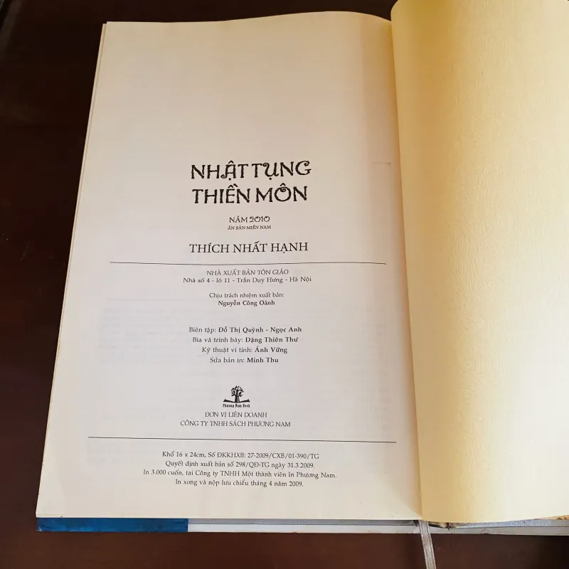 Nhật tụng thiền môn - Thích Nhất Hạnh  1042401
