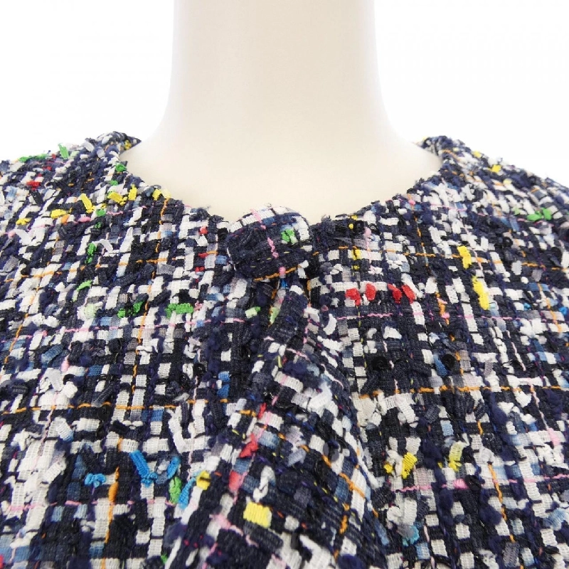 CHANEL P62686V48360 20C Áo khoác không cổ - Hàng hiệu Authentic 810829