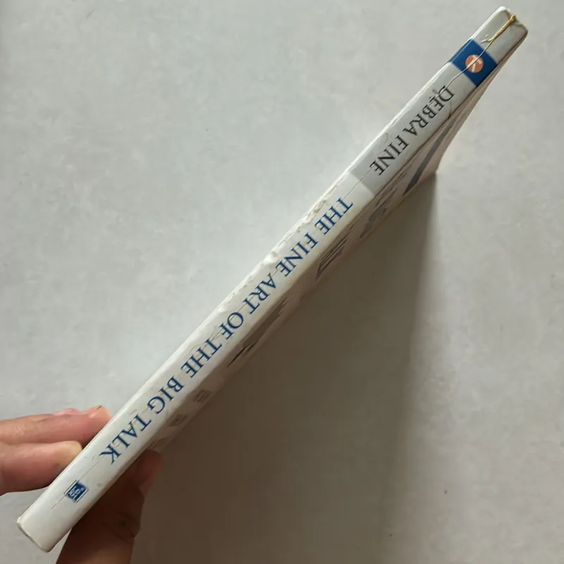 The fine art of the big talk - debra fine 797878