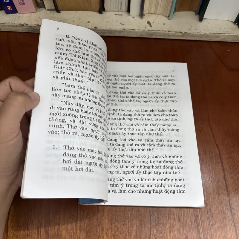 II Sách Phật Giáo: Kinh Quán Niệm Hơi Thở - Nhất Hạnh (Dịch Và Chú Giải) - Lá Bối 589578